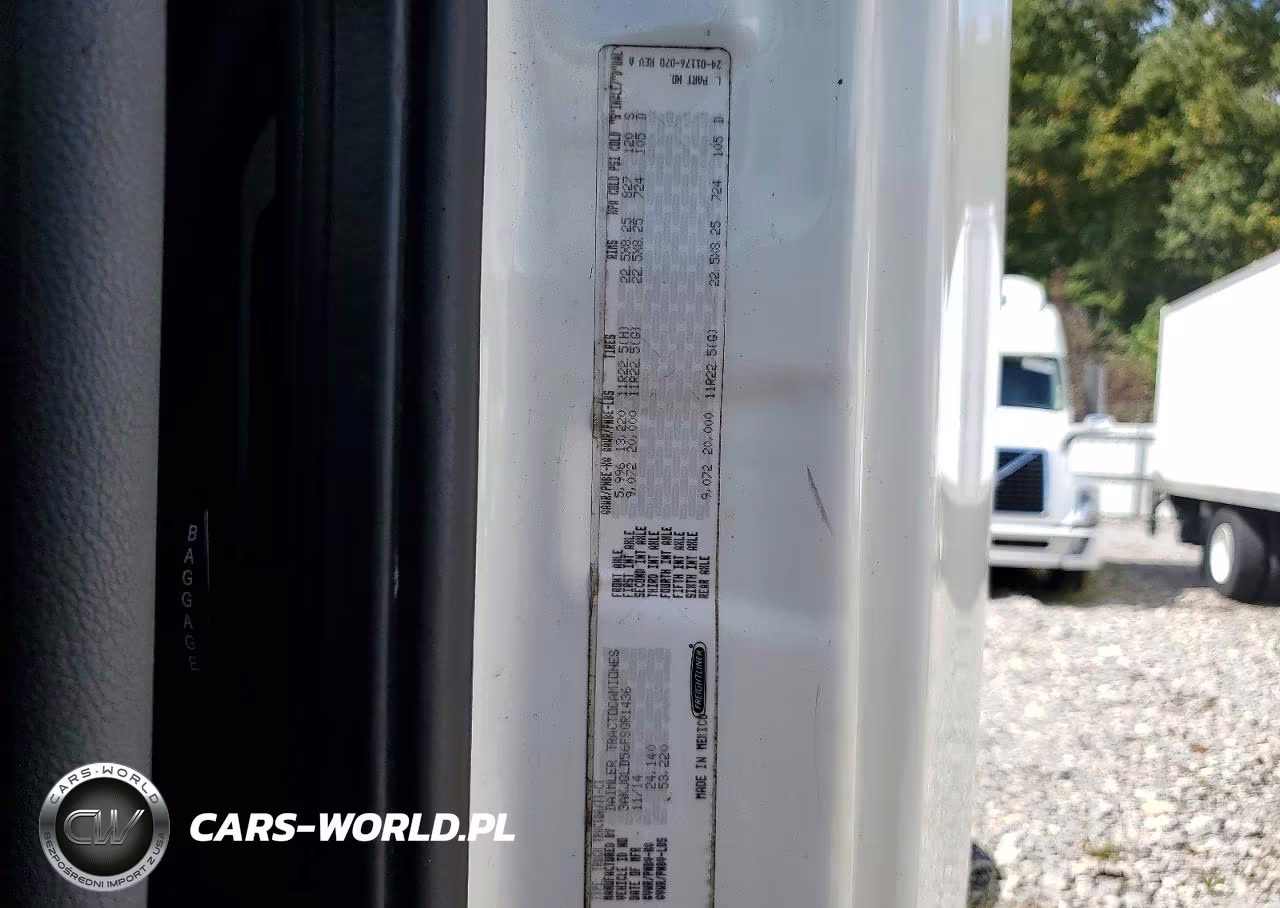 2015 Freightliner Cascadia 125 VIN:3AKJGLD56FSGR1436 - 13
