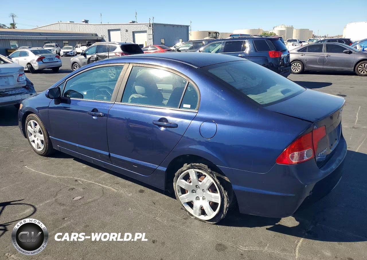2008 Honda Civic Lx VIN:1HGFA165X8L061206 - 2