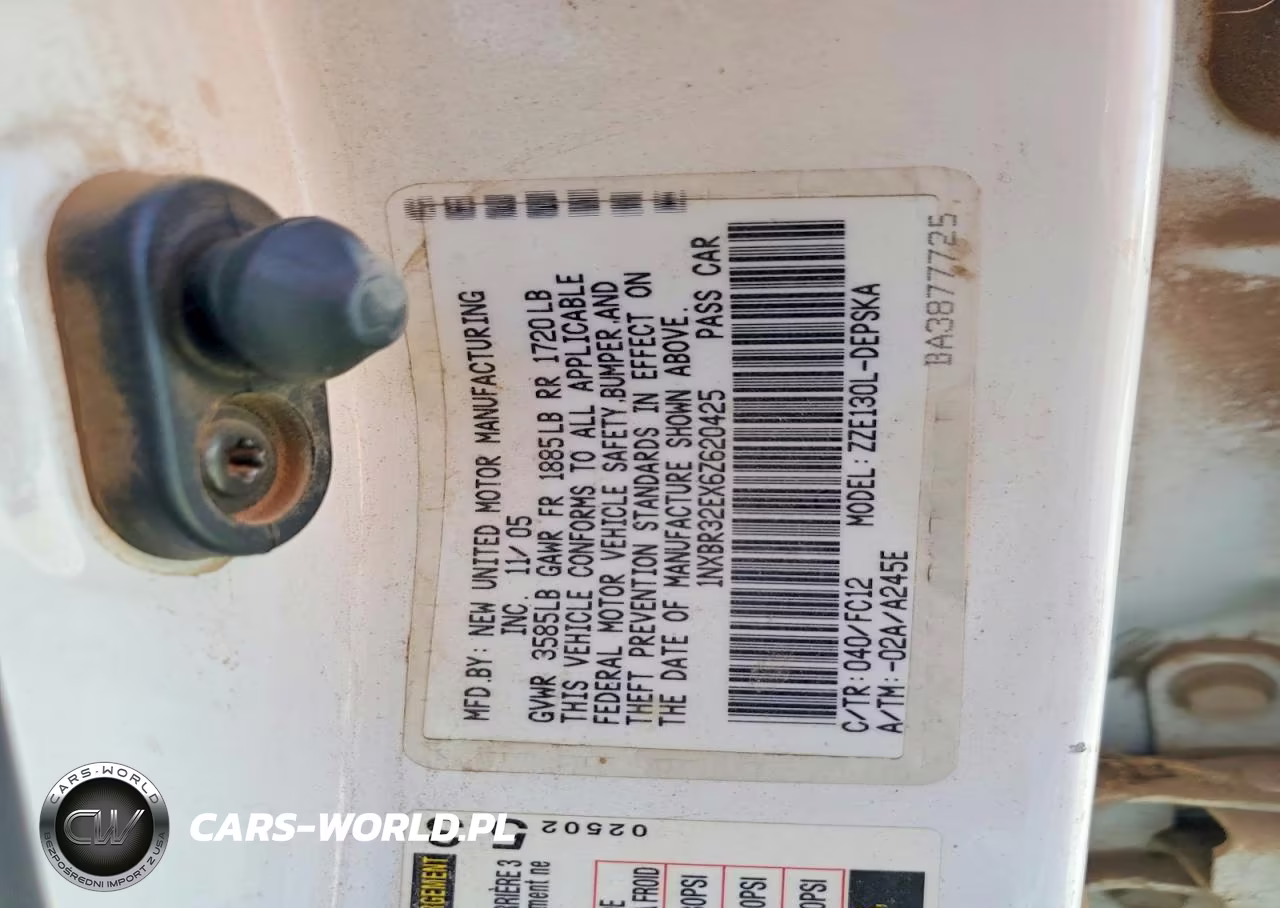 2006 Toyota Corolla S VIN:1NXBR32EX6Z620425 - 13