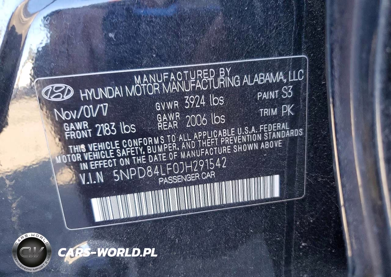 2018 Hyundai Elantra Sel VIN:5NPD84LF0JH291542 - 12