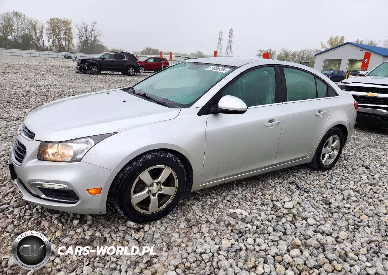 2015 Chevrolet Cruze Lt VIN:1G1PC5SB3F7192833 - 1