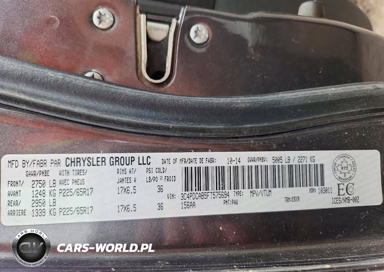 2015 Dodge Journey Se VIN:3C4PDCAB5FT575694 - 13