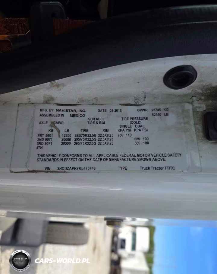 2019 International Lt625 Semi Truck VIN:3HCDZAPR7KL470746 - 12