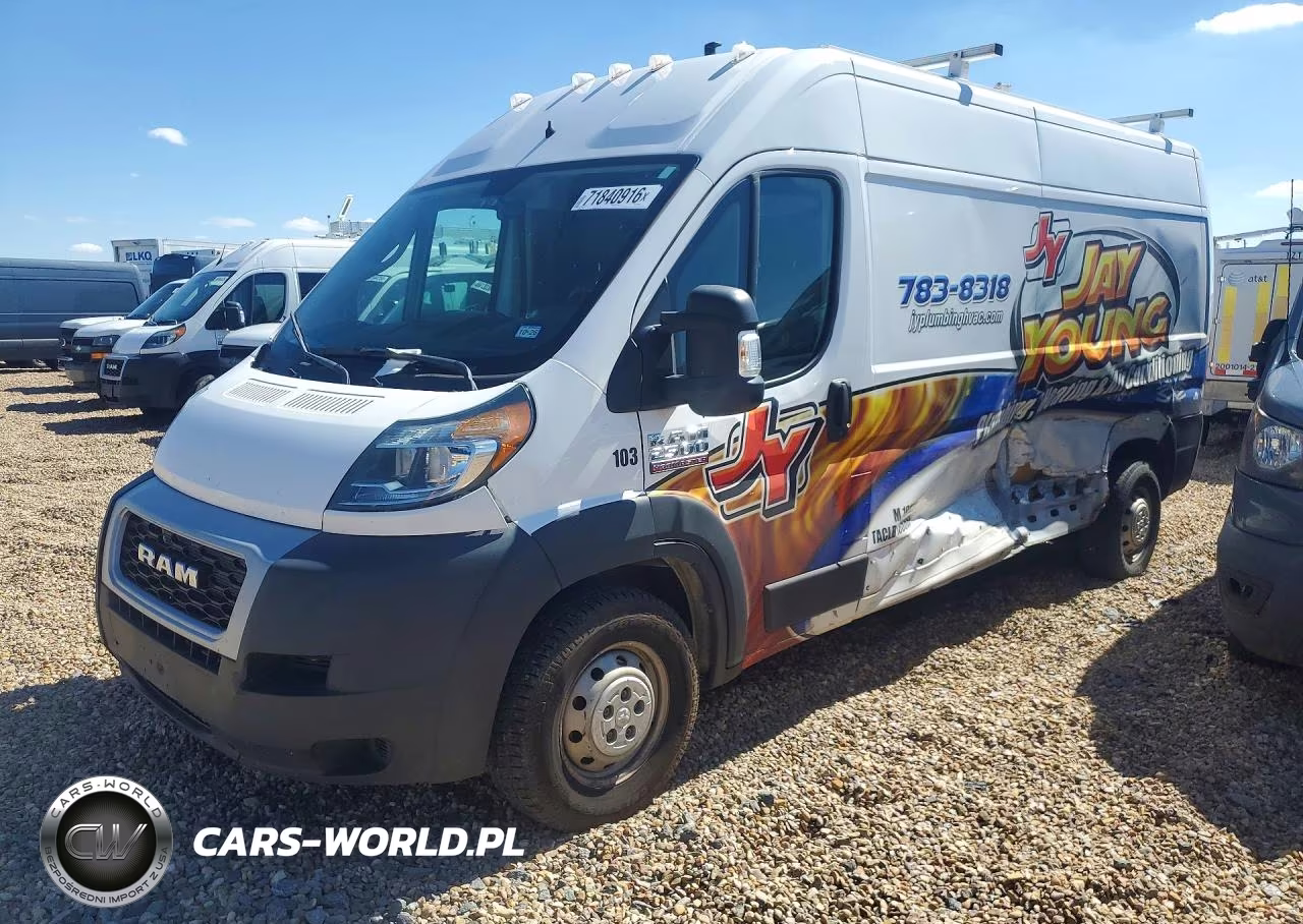 2021 Ram Promaster 2500 2500 High VIN:3C6LRVDG1ME522910 - 1