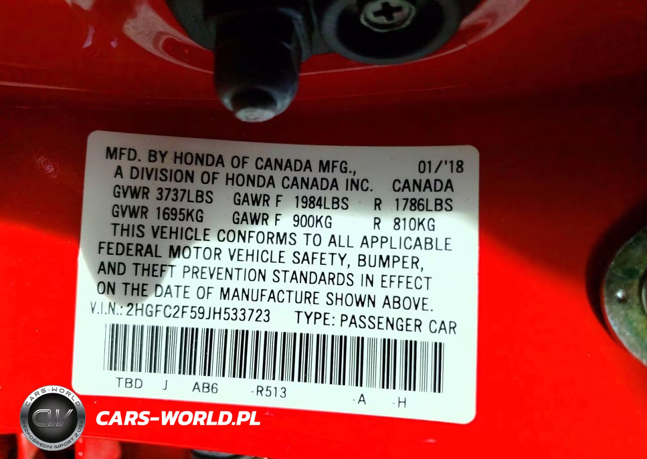 2018 Honda Civic Lx VIN:2HGFC2F59JH533723 - 12