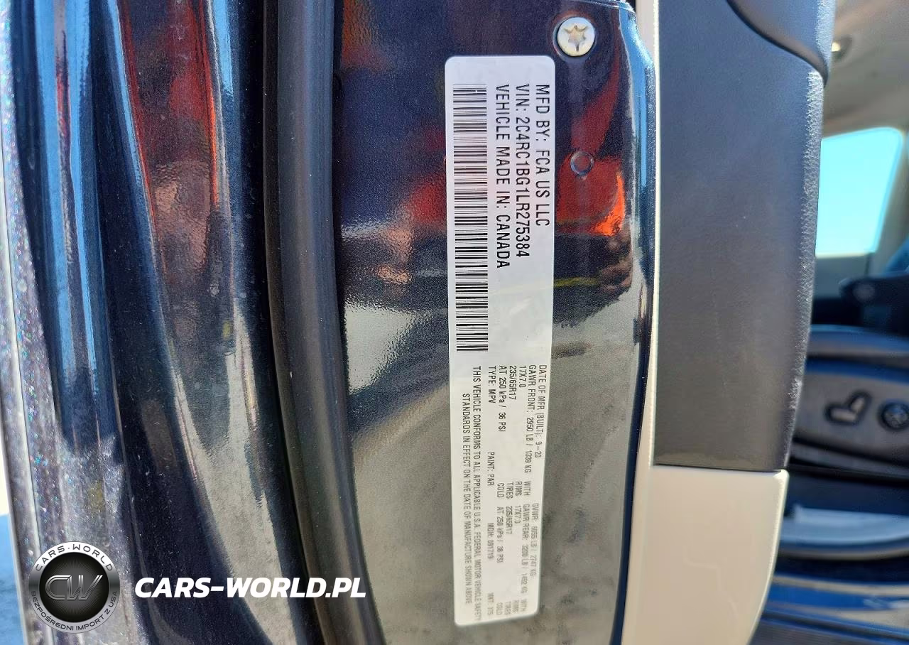 2020 Chrysler Pacifica Touring L VIN:2C4RC1BG1LR275384 - 12