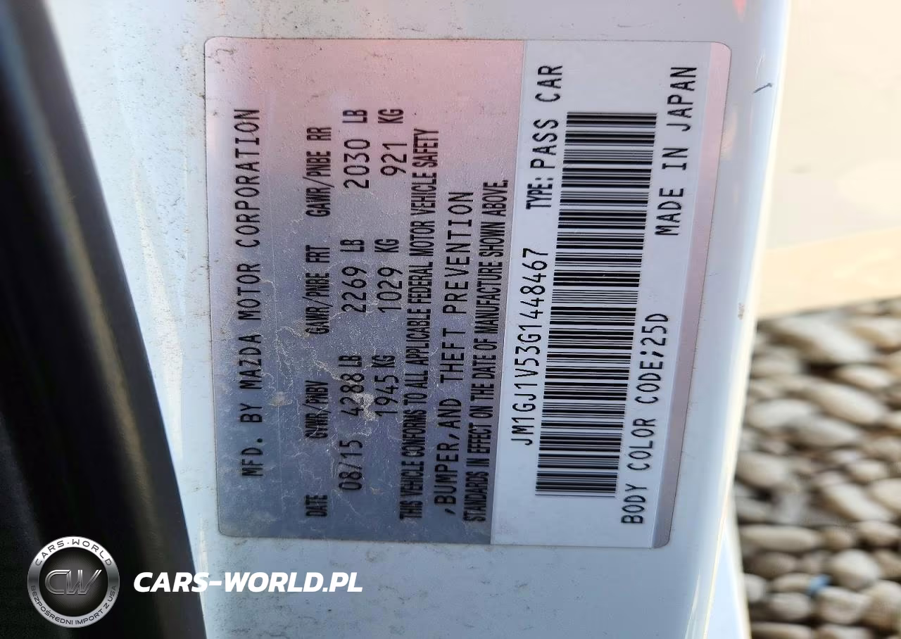 2016 Mazda 6 Touring VIN:JM1GJ1V53G1448467 - 12