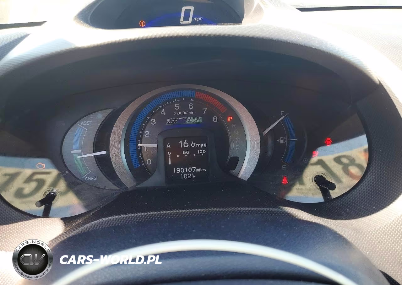 2010 Honda Insight Ex VIN:JHMZE2H71AS038833 - 9