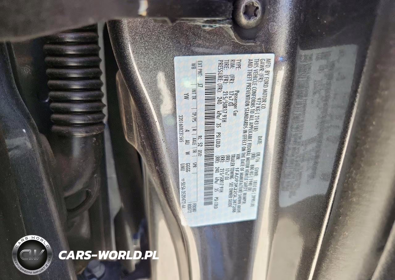 2016 Ford Focus Se VIN:1FADP3K22GL387288 - 13