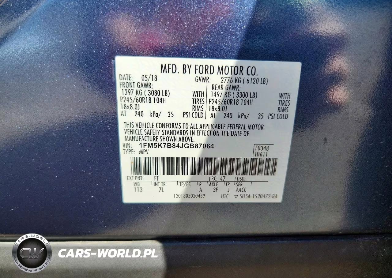 2018 Ford Explorer VIN:1FM5K7B84JGB87064 - 13