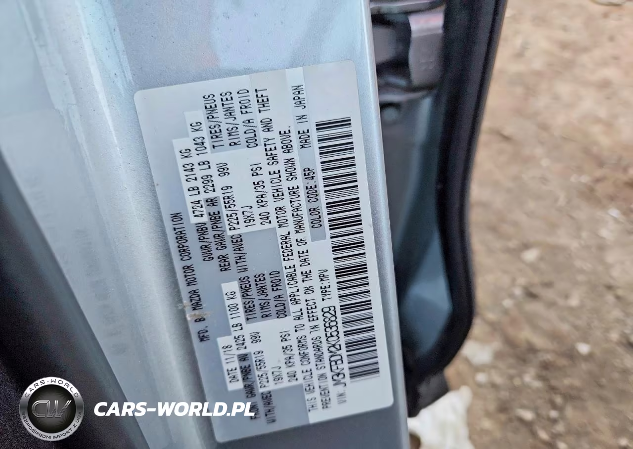 2019 Mazda Cx-5 Grand Touring VIN:JM3KFBDM2K0536829 - 13