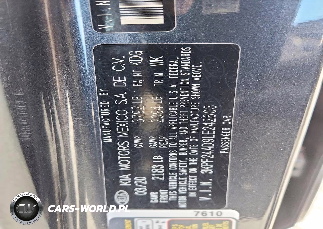 2020 Kia Forte Lxs VIN:3KPF24AD9LE242603 - 13