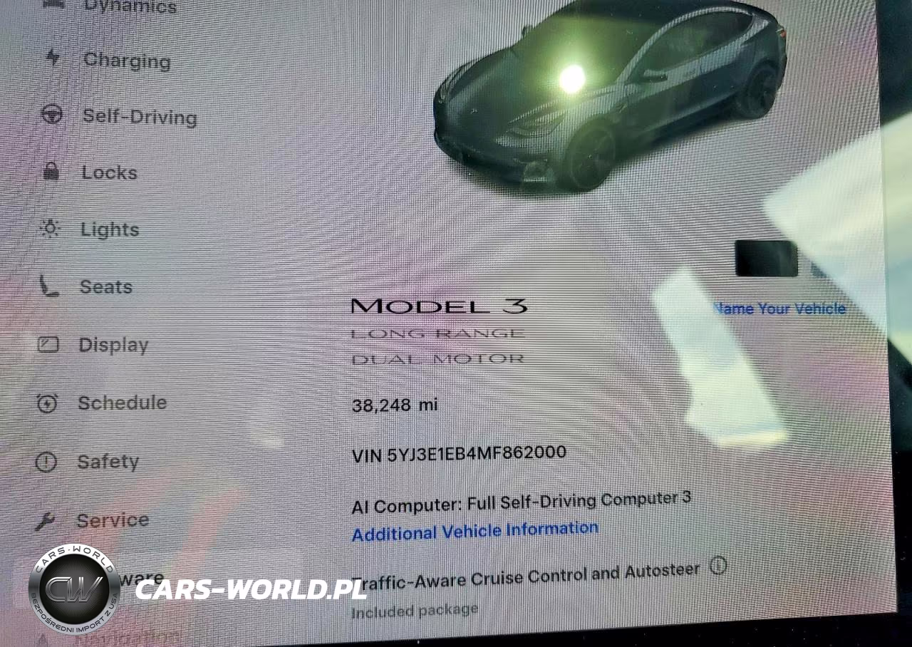 2021 Tesla Model 3 VIN:5YJ3E1EB4MF862000 - 9