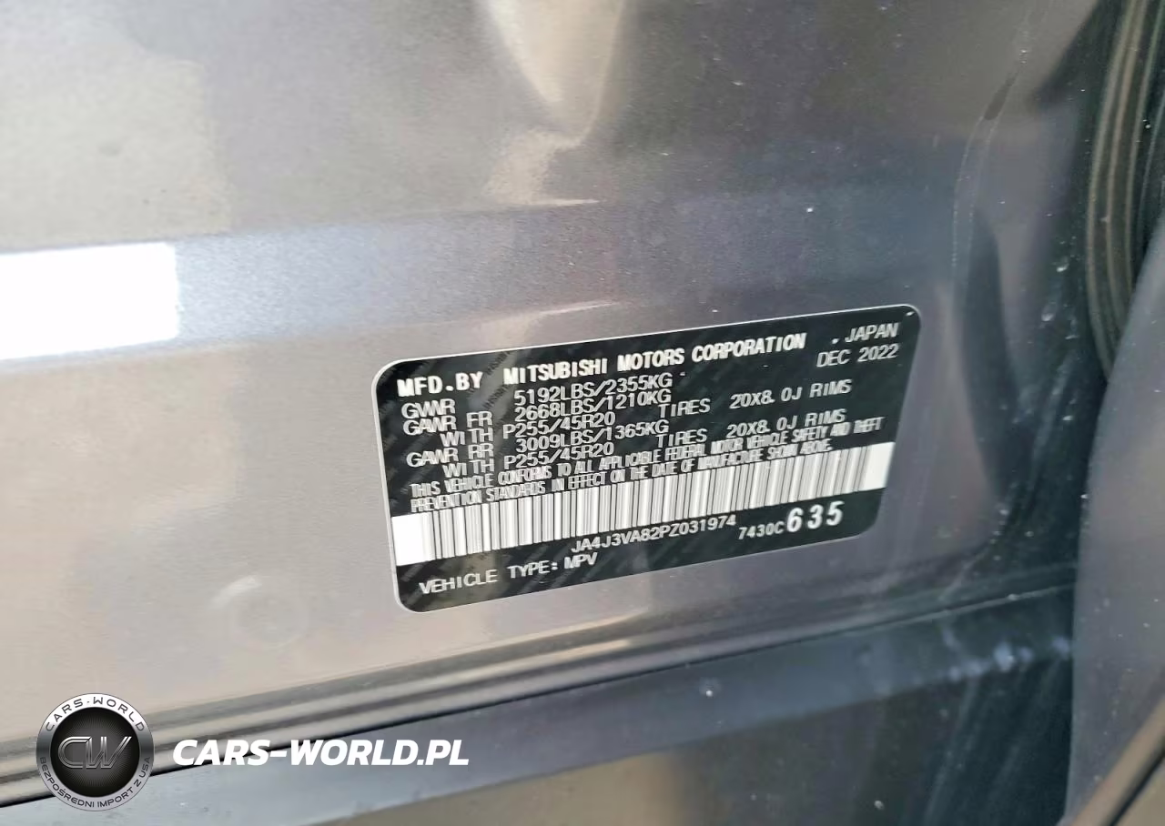 2023 Mitsubishi Outlander Sel VIN:JA4J3VA82PZ031974 - 13