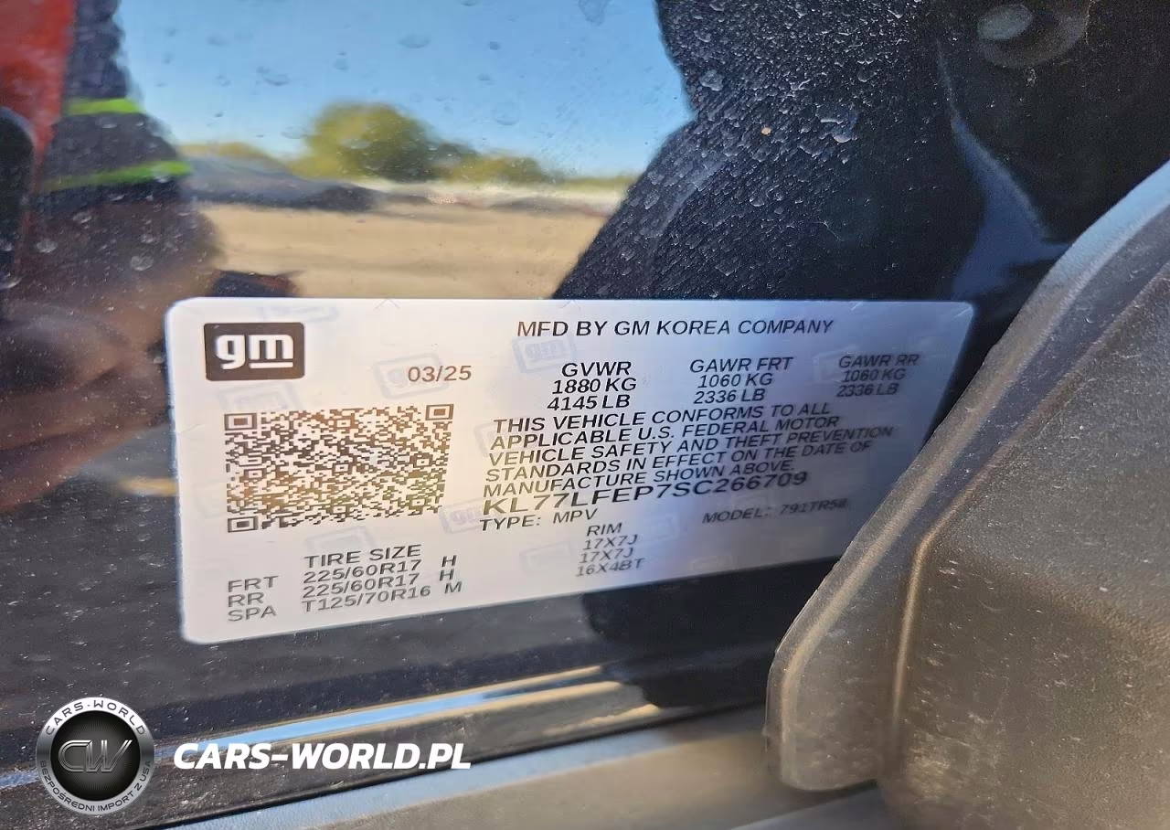 2025 Chevrolet Trax Ls VIN:KL77LFEP7SC266709 - 12