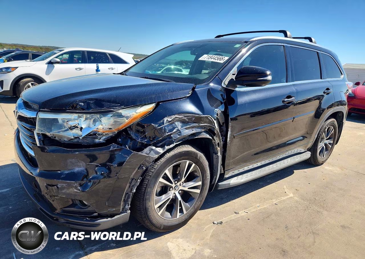 2016 Toyota Highlander Xle VIN:5TDKKRFH0GS135751 - 1