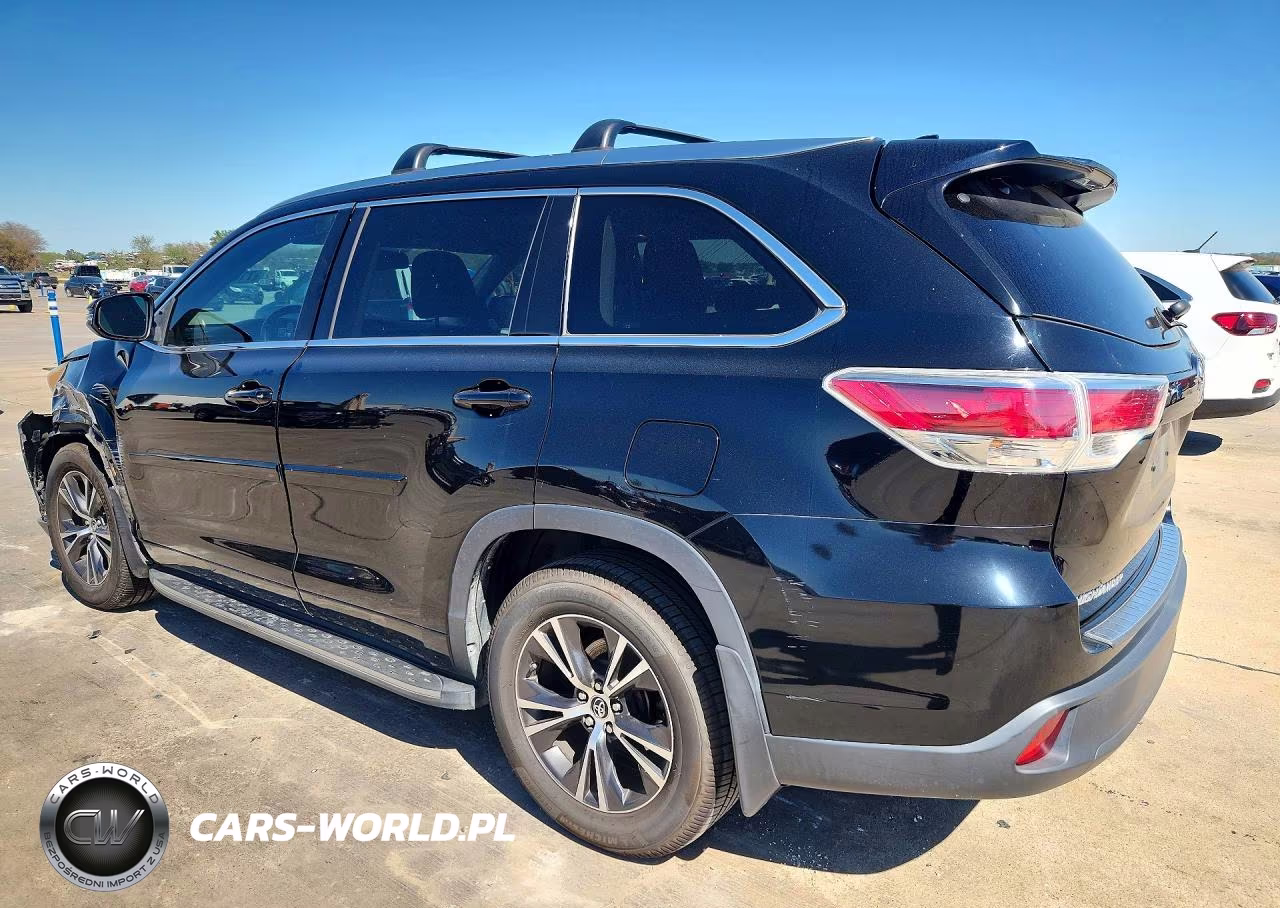 2016 Toyota Highlander Xle VIN:5TDKKRFH0GS135751 - 2