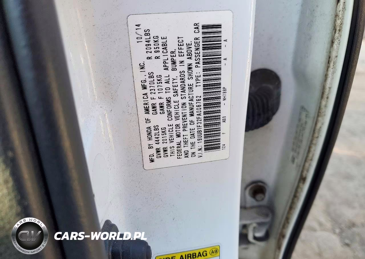 2015 Acura Tlx VIN:19UUB1F32FA006762 - 12