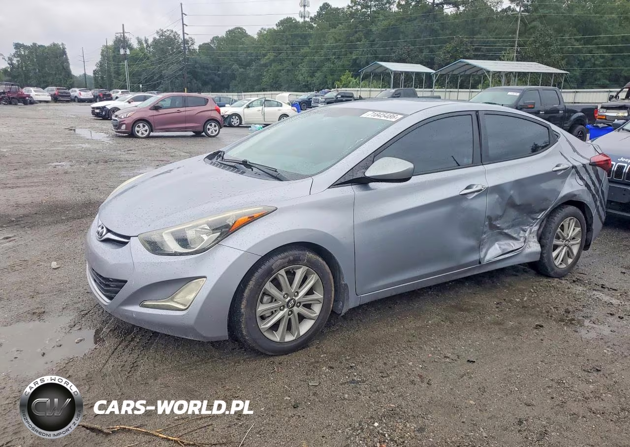 2016 Hyundai Elantra Se VIN:5NPDH4AE2GH680847 - 1