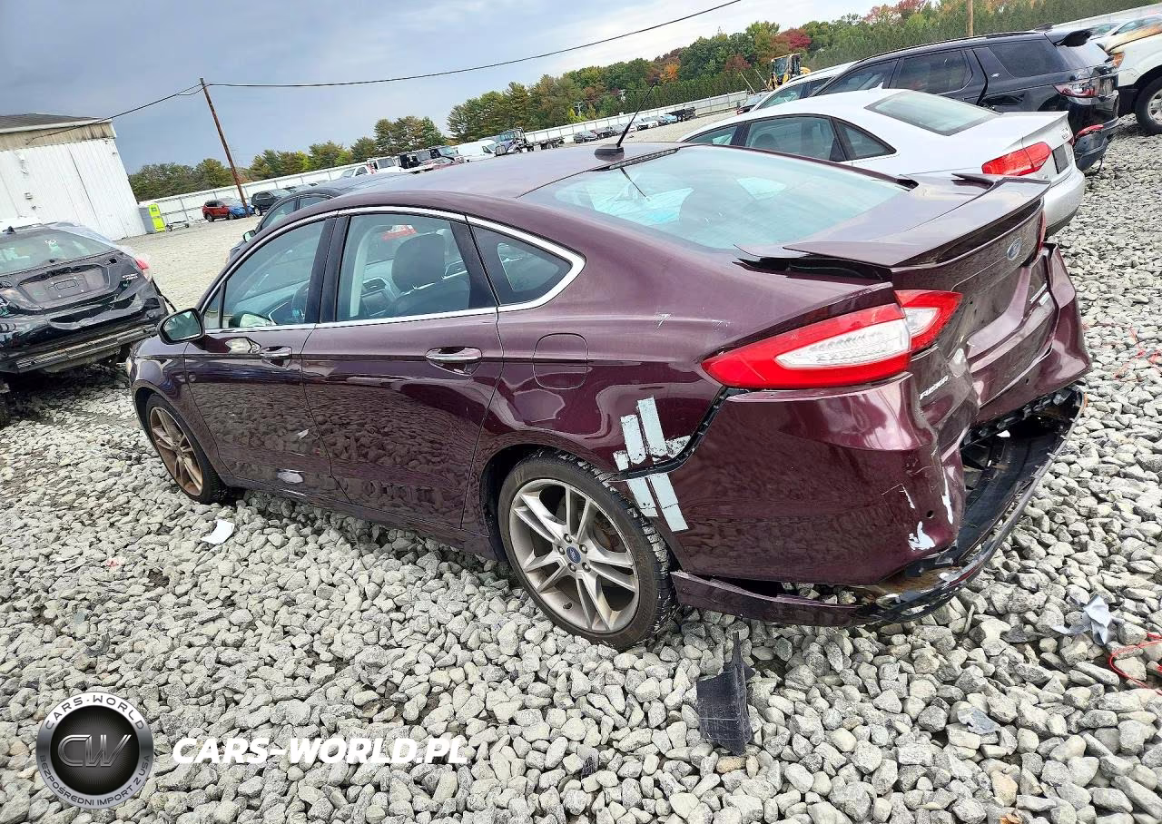 2013 Ford Fusion Titanium VIN:3FA6P0K91DR207302 - 2