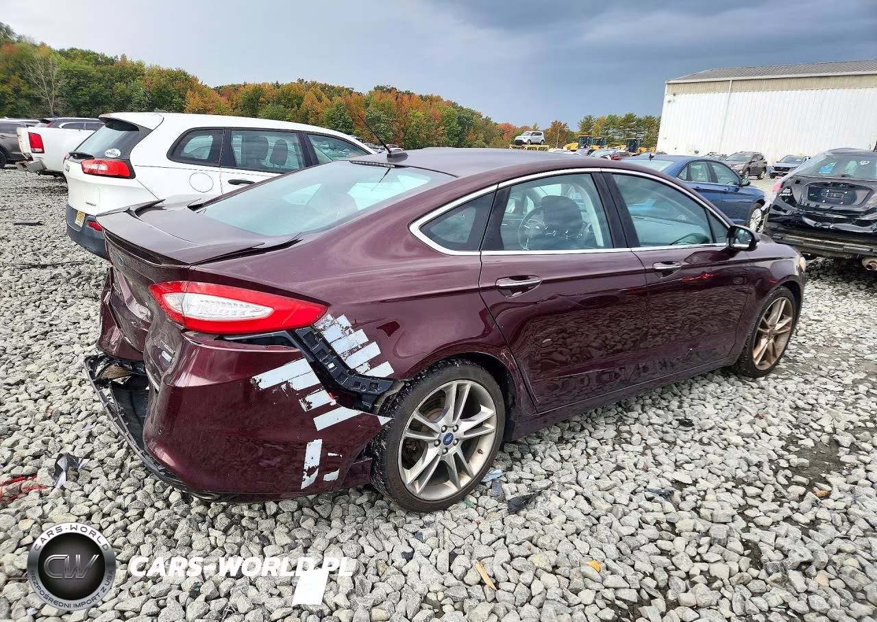 2013 Ford Fusion Titanium VIN:3FA6P0K91DR207302 - 3