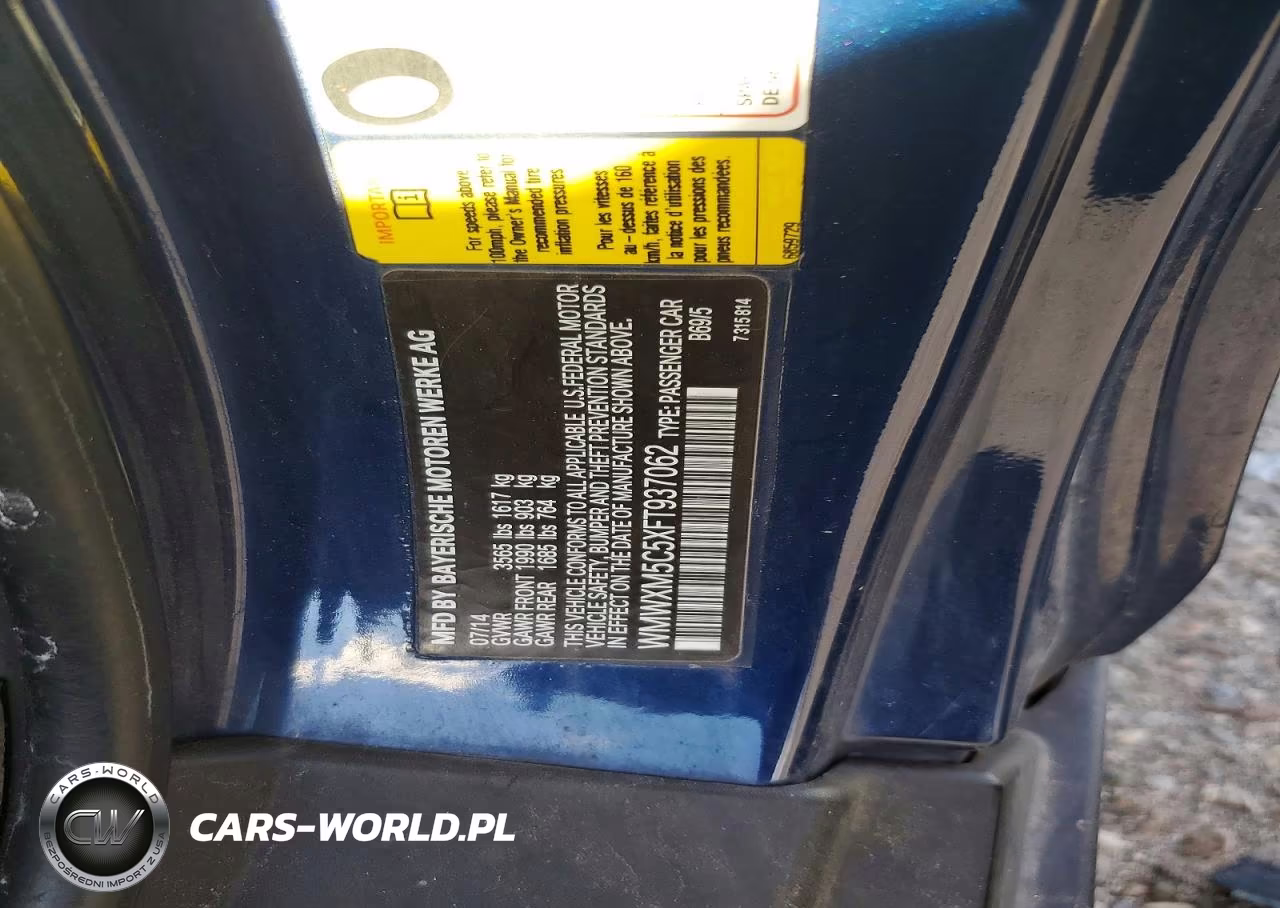 2015 Mini Cooper VIN:WMWXM5C5XFT937062 - 12