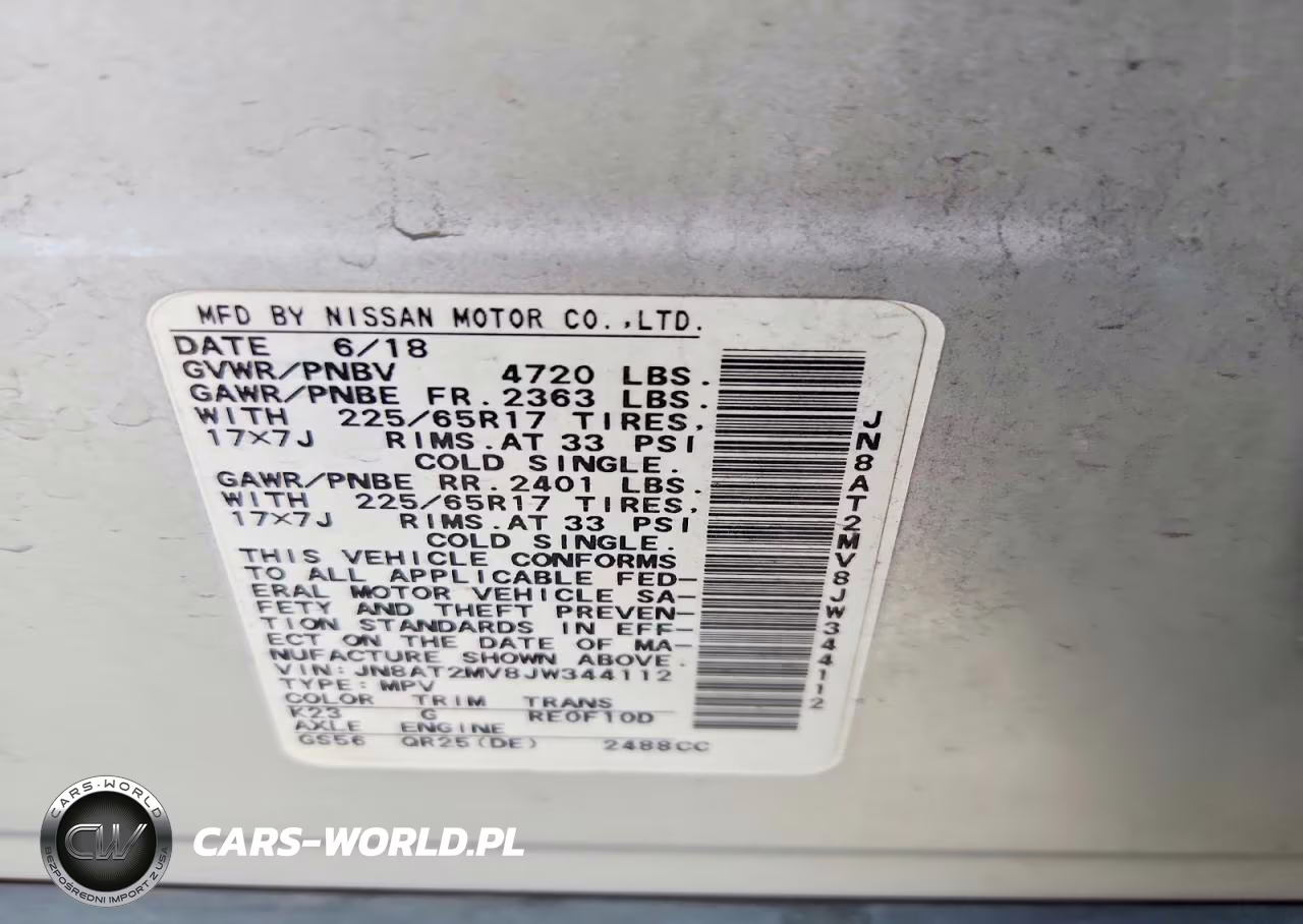 2018 Nissan Rogue Sv VIN:JN8AT2MV8JW344112 - 13