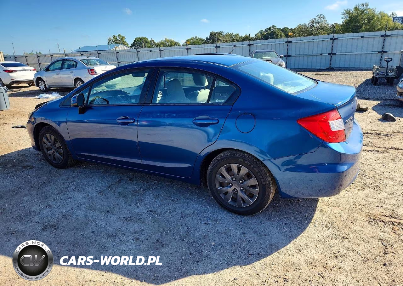 2012 Honda Civic Lx VIN:2HGFB2F58CH533184 - 2