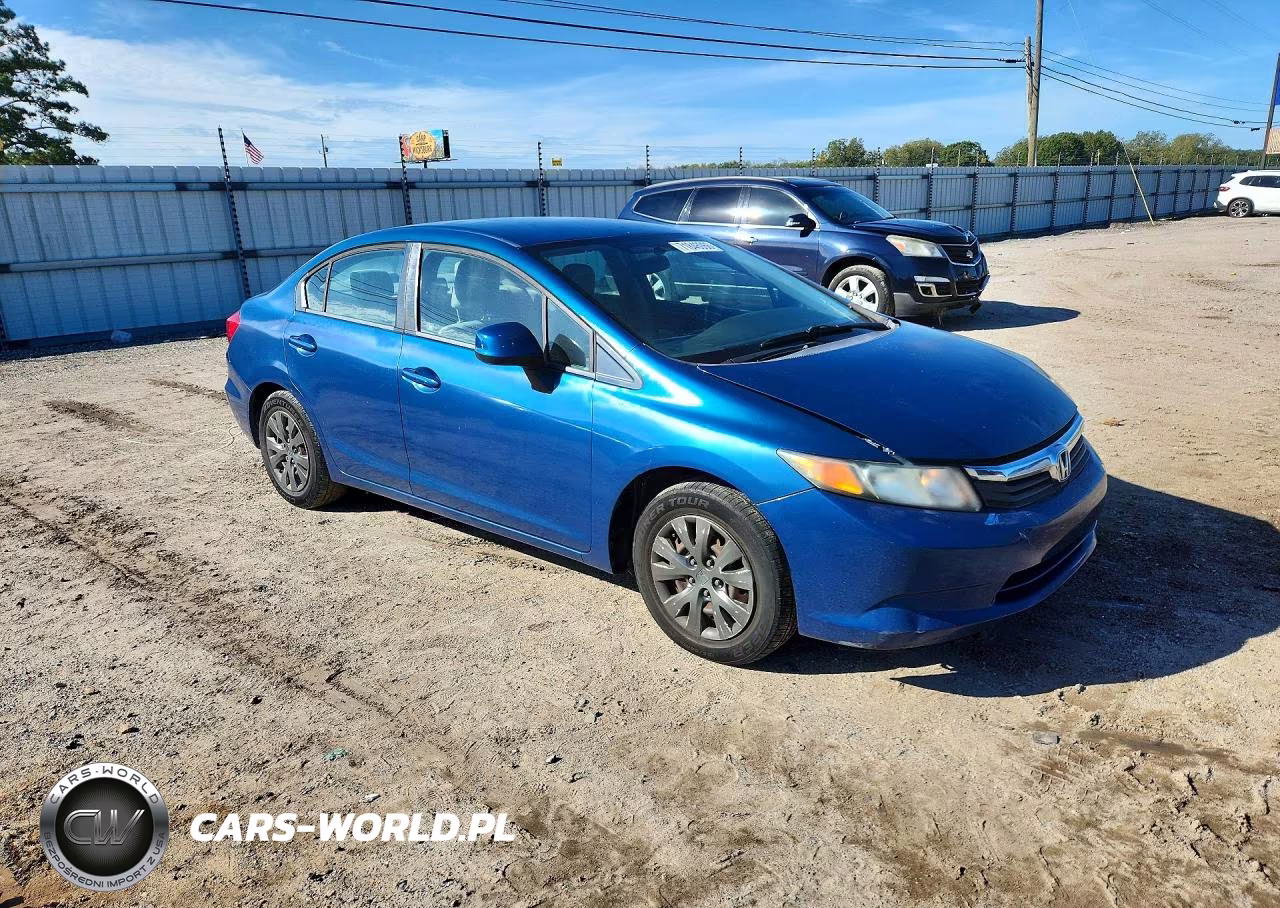 2012 Honda Civic Lx VIN:2HGFB2F58CH533184 - 4