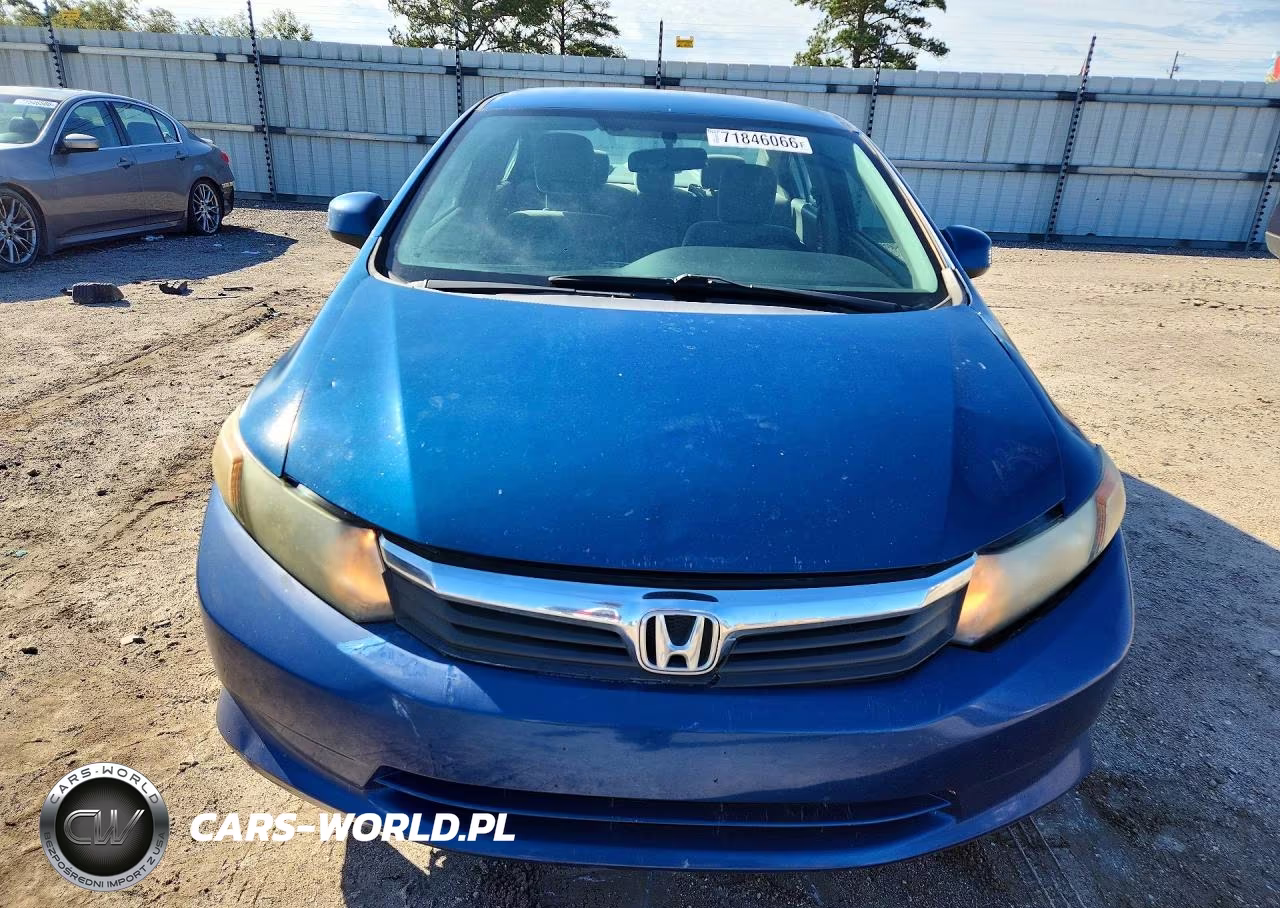 2012 Honda Civic Lx VIN:2HGFB2F58CH533184 - 5