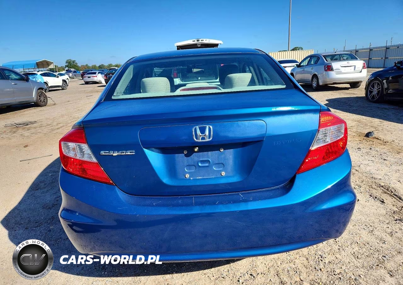 2012 Honda Civic Lx VIN:2HGFB2F58CH533184 - 6
