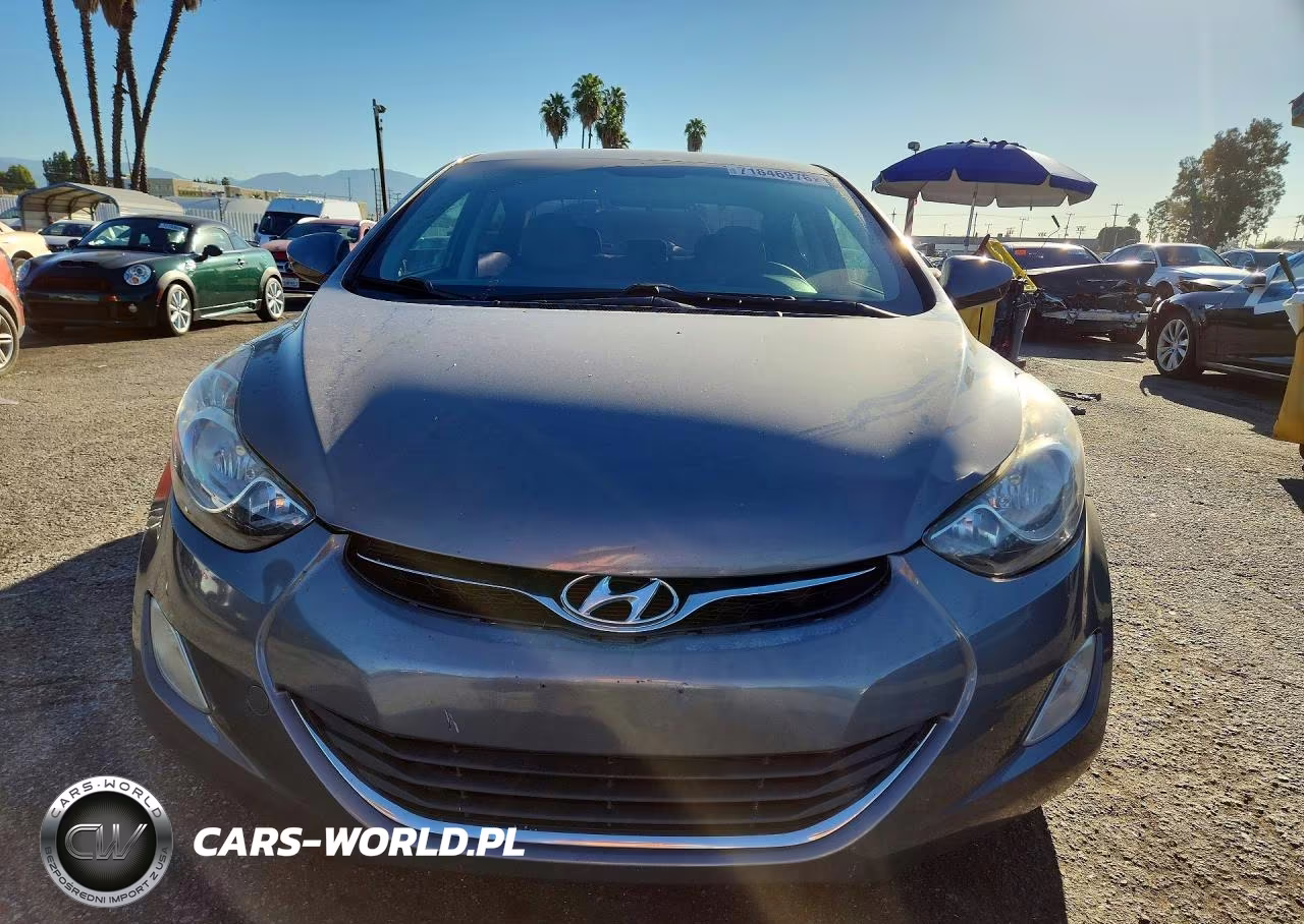 2012 Hyundai Elantra Gls VIN:5NPDH4AE2CH145155 - 5