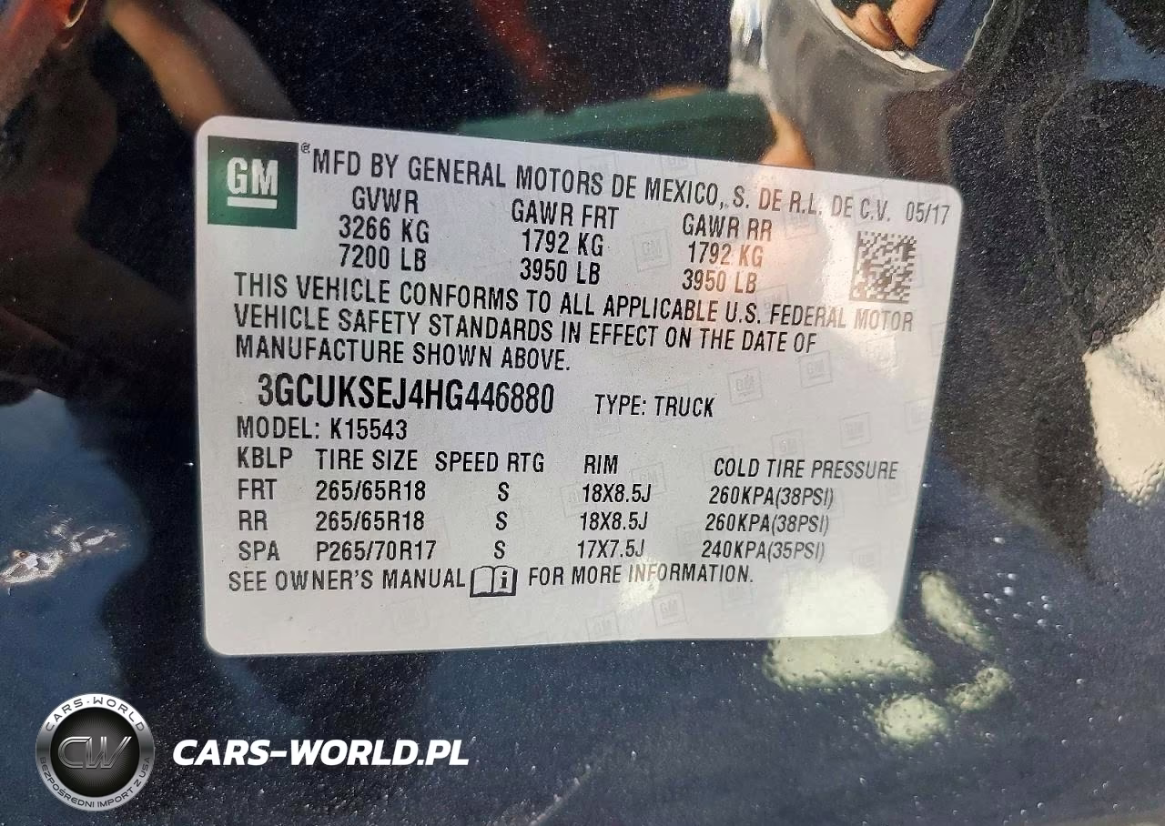 2017 Chevrolet Silverado K1500 Ltz VIN:3GCUKSEJ4HG446880 - 12