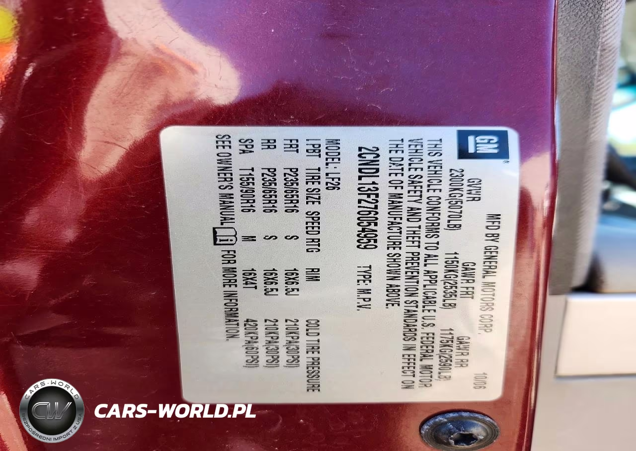 2007 Chevrolet Equinox Ls VIN:2CNDL13F276054959 - 13