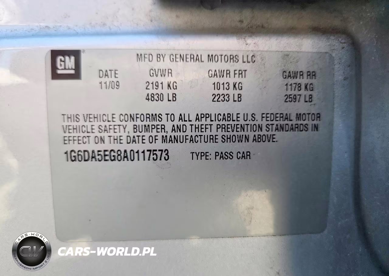 2010 Cadillac Cts VIN:1G6DA5EG8A0117573 - 13