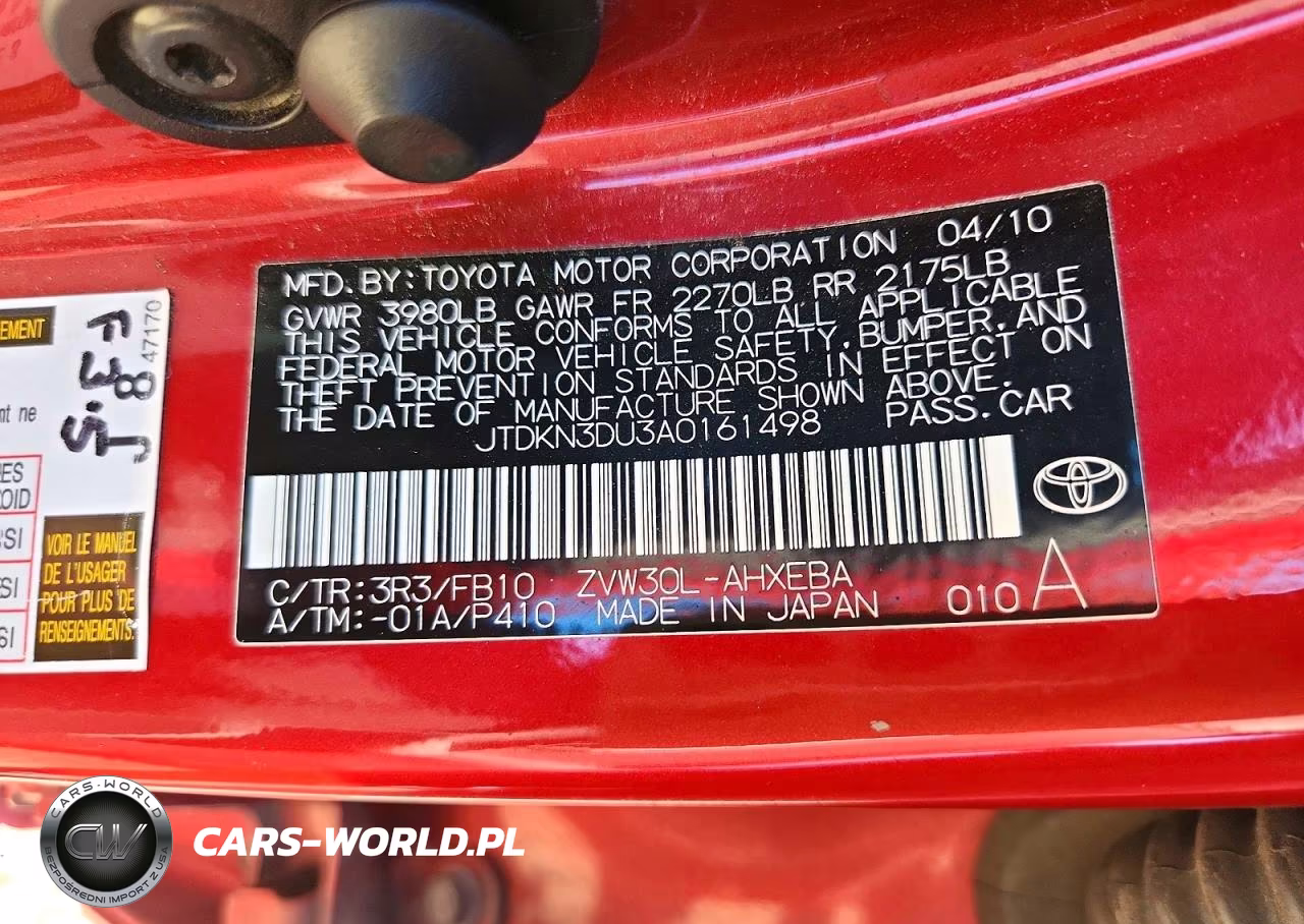 2010 Toyota Prius Ii VIN:JTDKN3DU3A0161498 - 12
