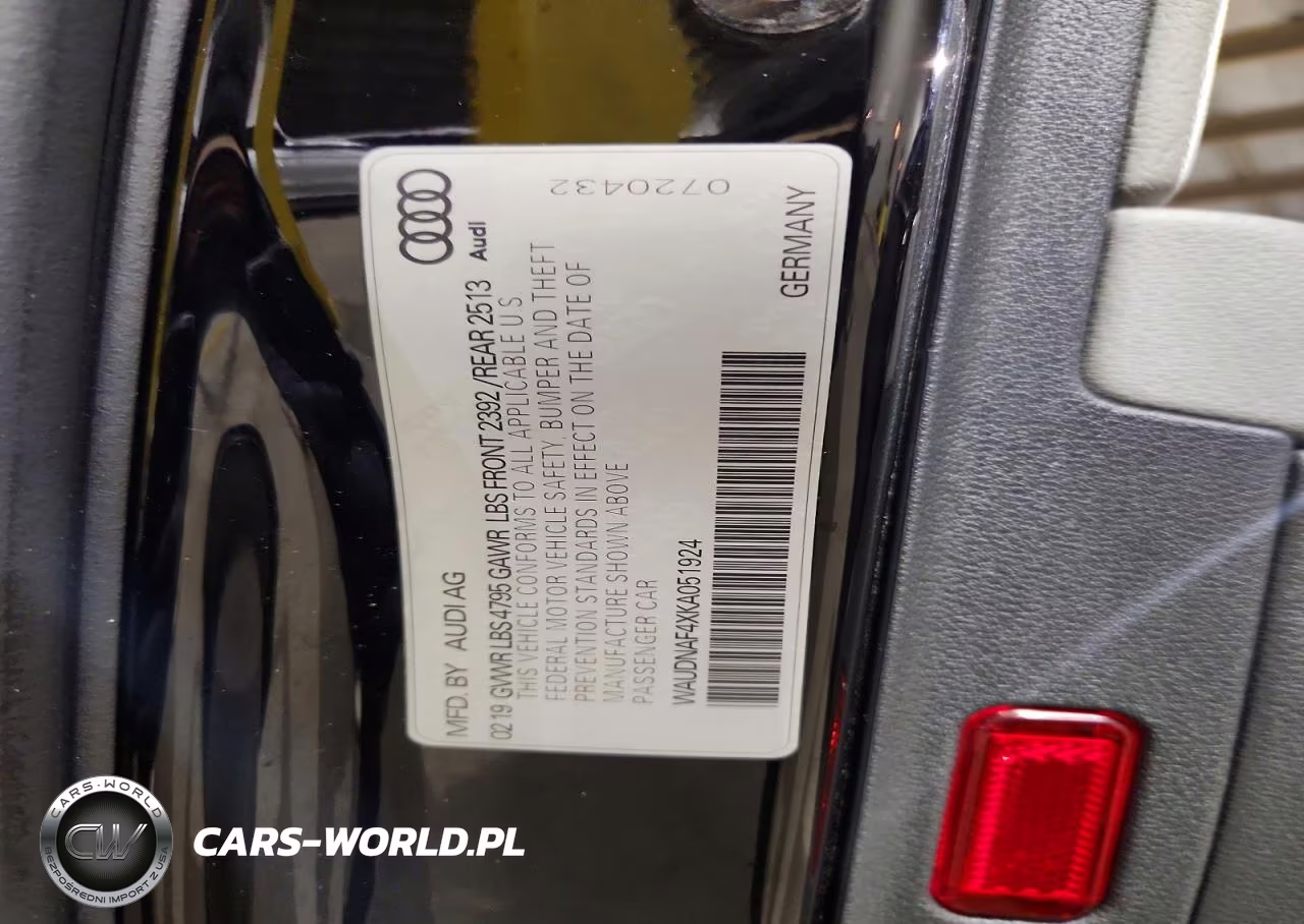 2019 Audi A4 Premium VIN:WAUDNAF4XKA051924 - 13