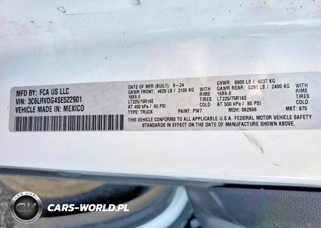 2025 Ram Promaster 2500 Delivery Van VIN:3C6LRVDG4SE522901 - 10