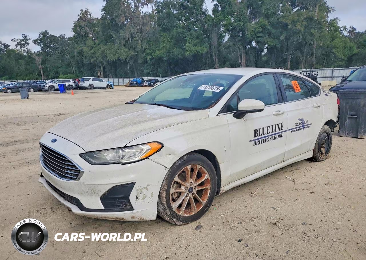2019 Ford Fusion Se VIN:3FA6P0HD1KR229583 - 1