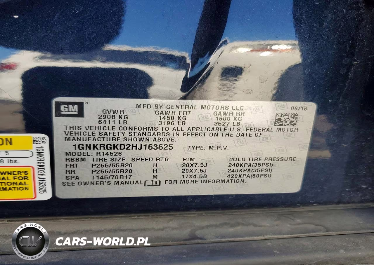 2017 Chevrolet Traverse Lt VIN:1GNKRGKD2HJ163625 - 12