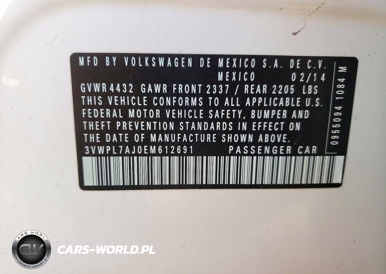 2014 Volkswagen Jetta Tdi VIN:3VWPL7AJ0EM612691 - 12