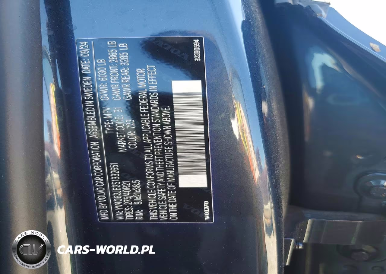 2025 Volvo Xc90 Plus VIN:YV4062JE2S1332651 - 14