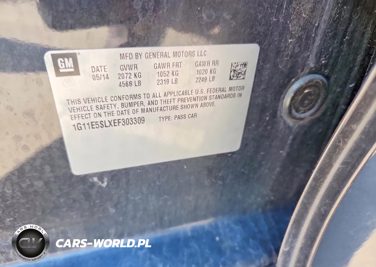 2014 Chevrolet Malibu 2Lt VIN:1G11E5SLXEF303309 - 12