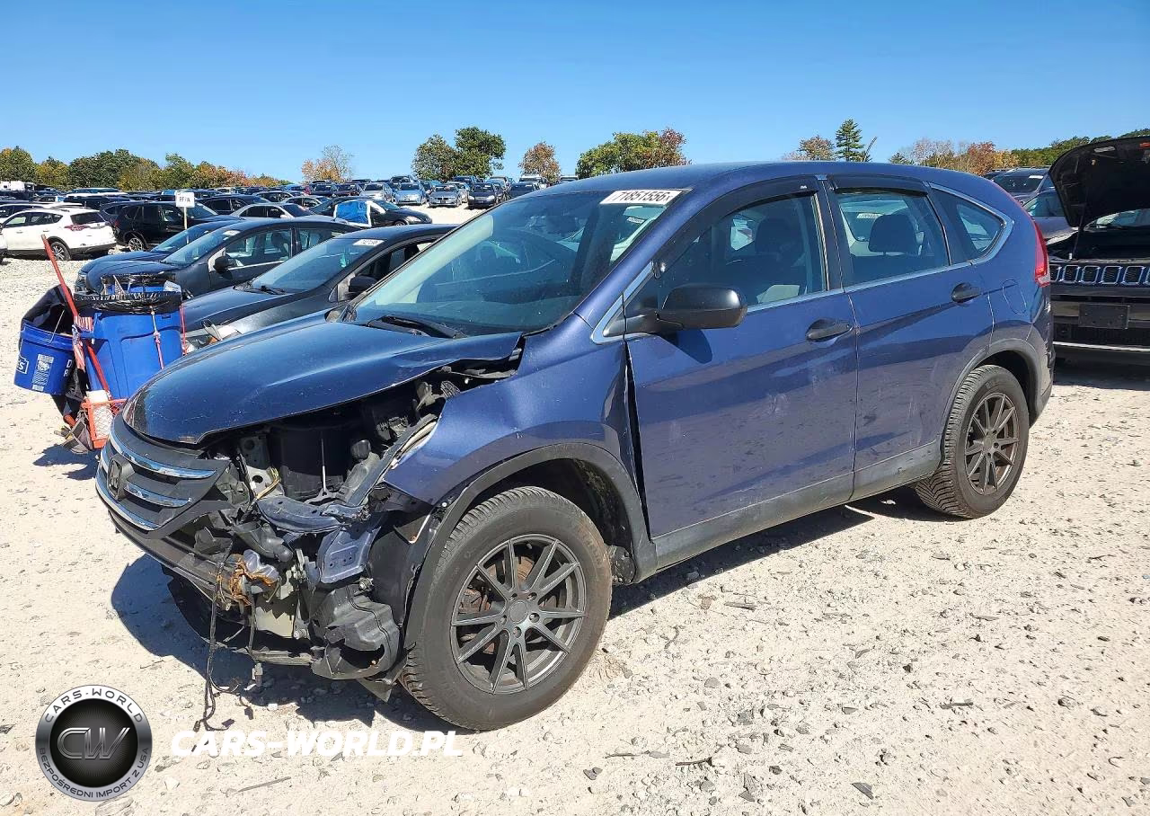 2014 Honda Cr-V Lx VIN:2HKRM4H3XEH697947 - 1