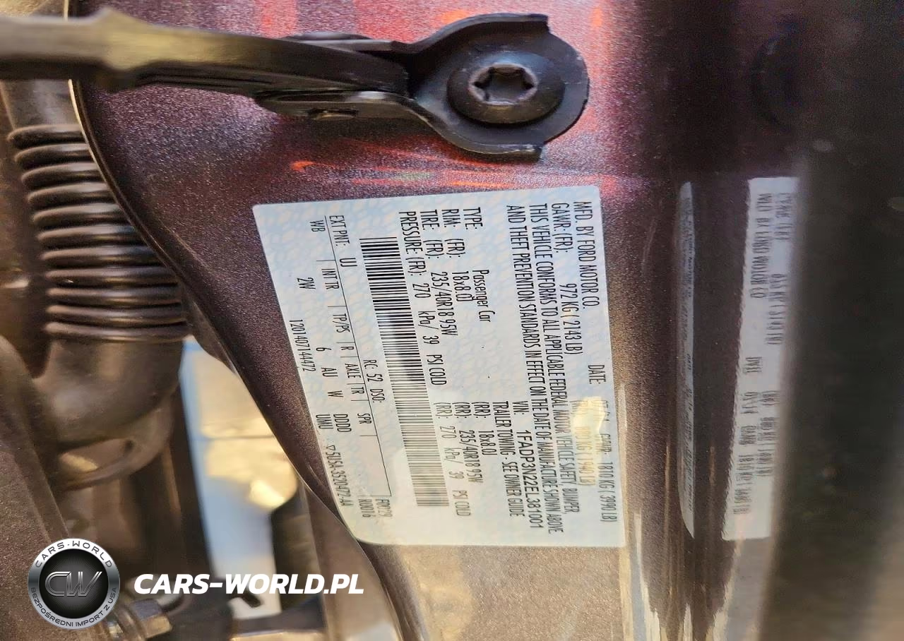 2014 Ford Focus Titanium VIN:1FADP3N22EL381001 - 12