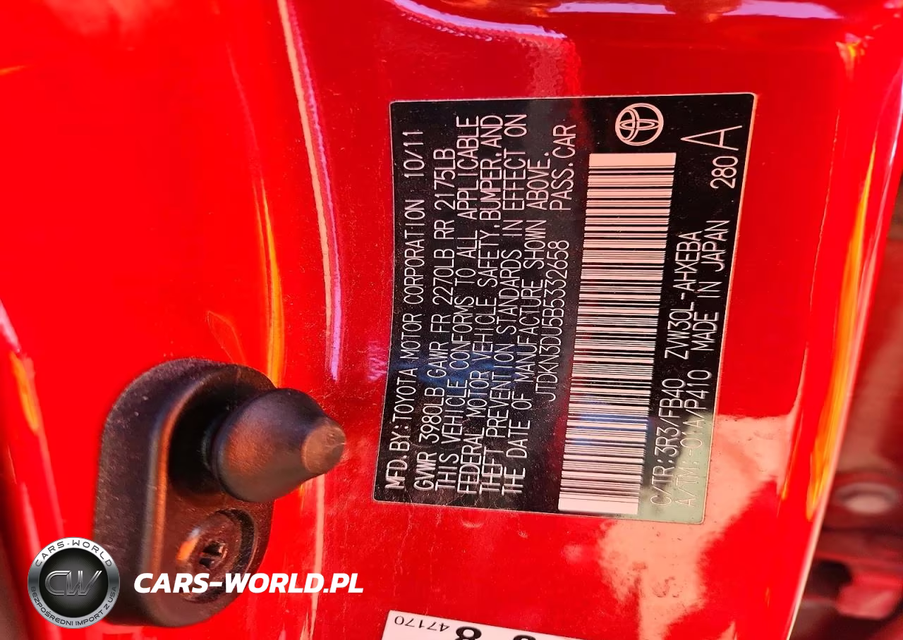 2011 Toyota Prius Three VIN:JTDKN3DU5B5332658 - 13