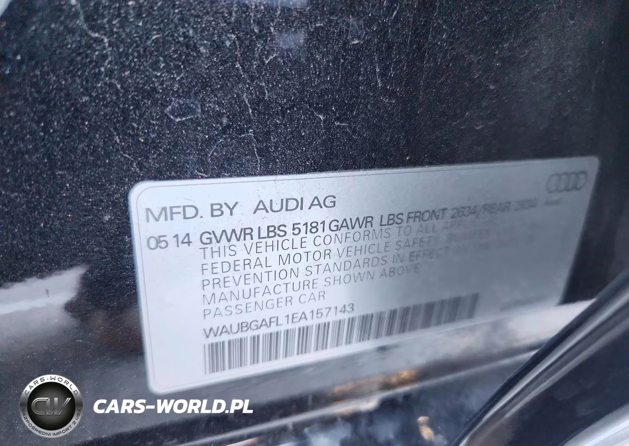 2014 Audi S4 Premium Plus VIN:WAUBGAFL1EA157143 - 12