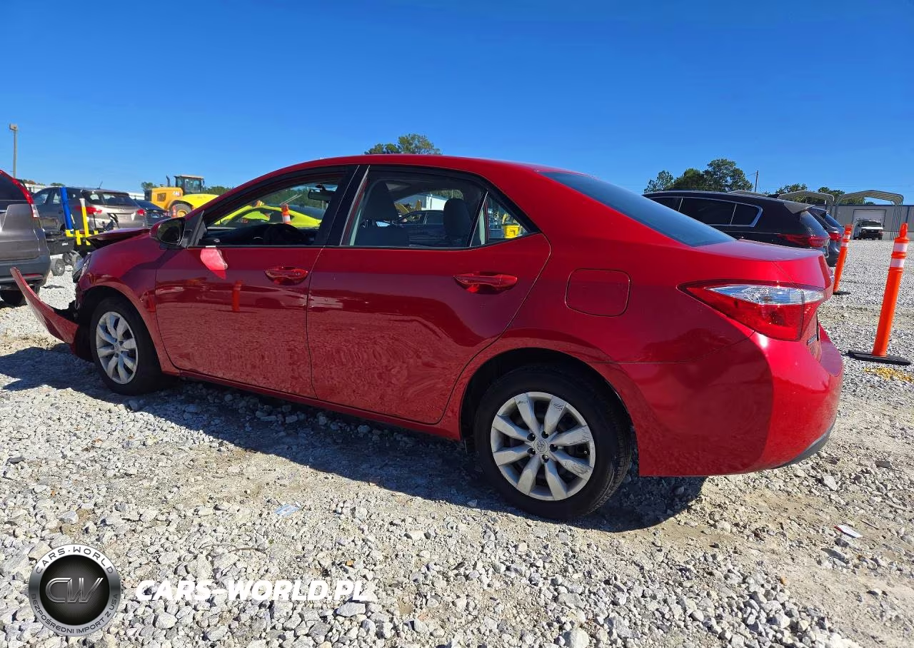 2015 Toyota Corolla Le VIN:2T1BURHE3FC316167 - 2