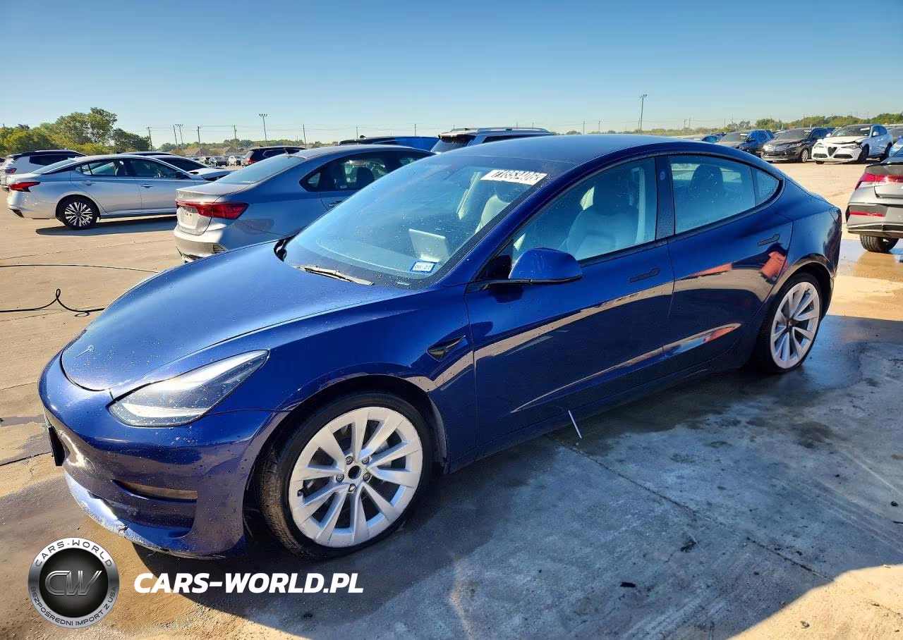 2022 Tesla Model 3 VIN:5YJ3E1EA4NF287356 - 1