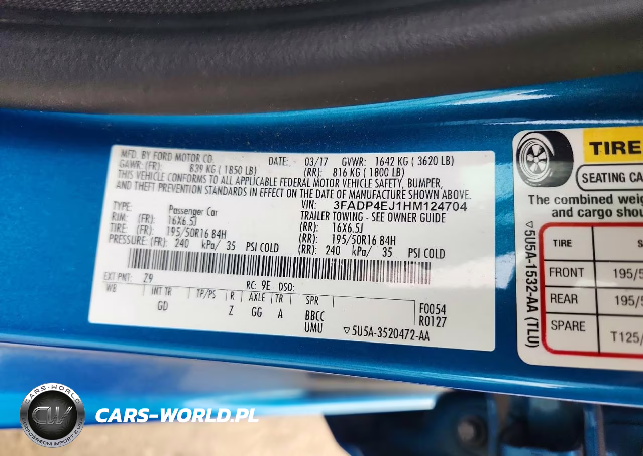 2017 Ford Fiesta Se VIN:3FADP4EJ1HM124704 - 12